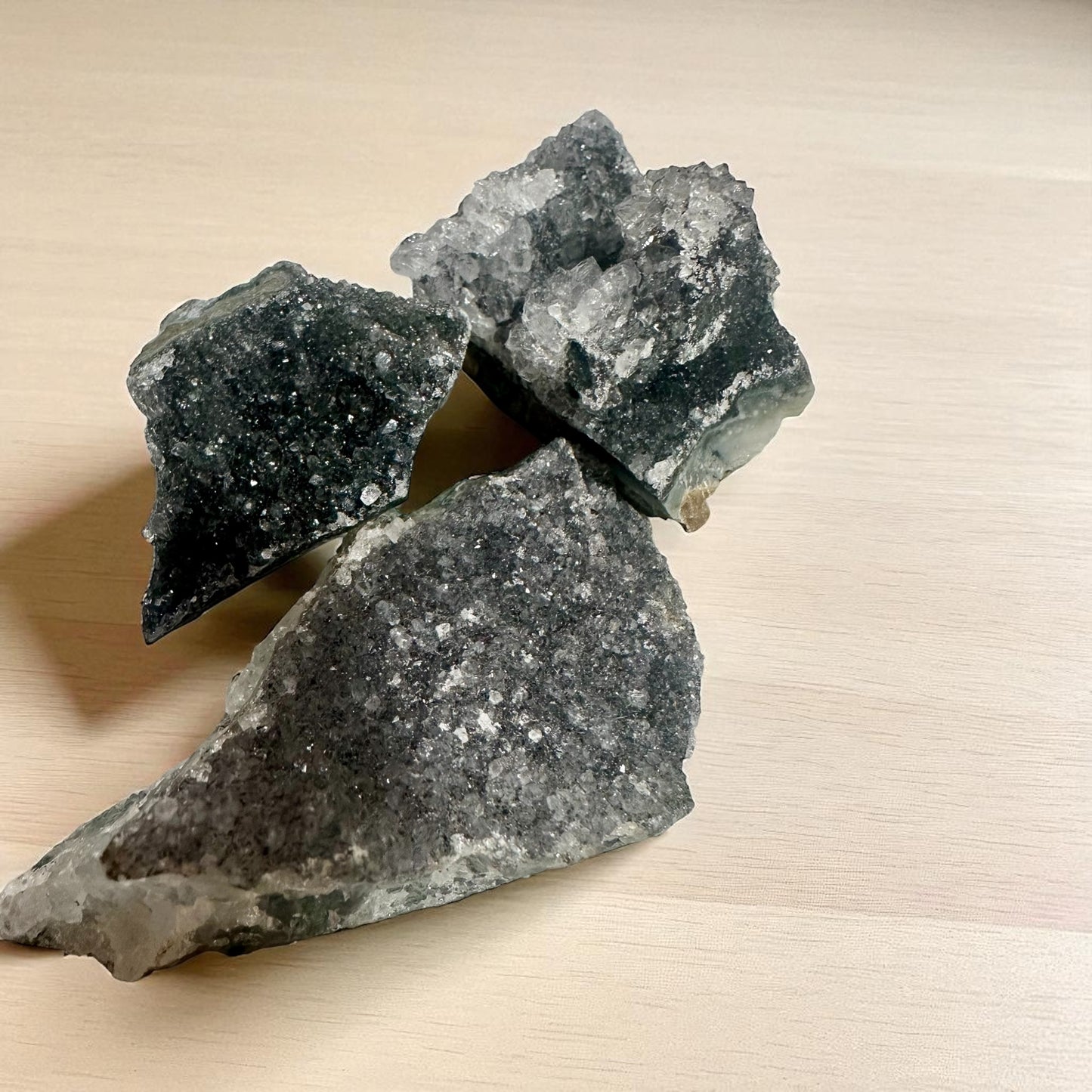 Dark amethyst cluster