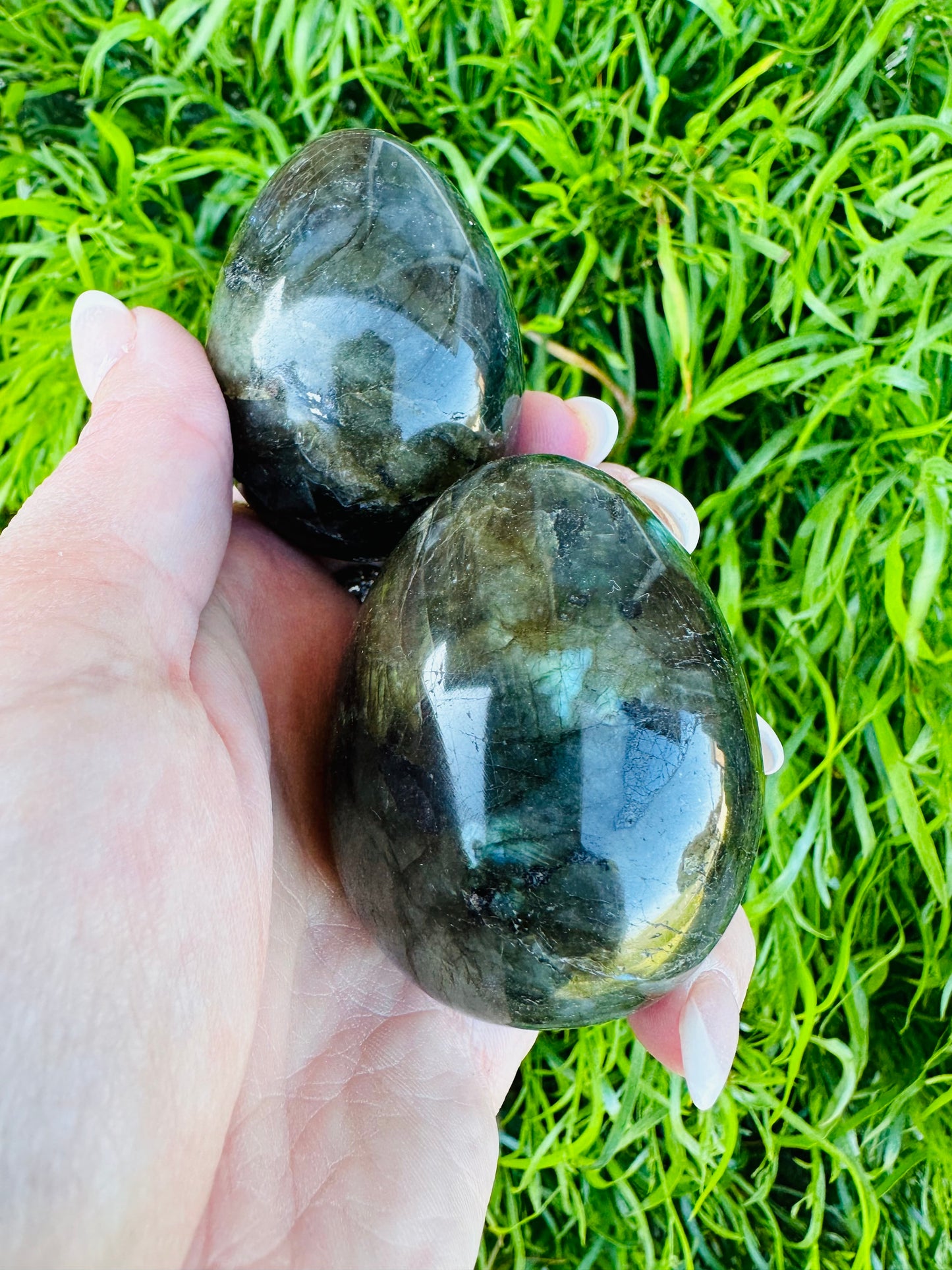 Labradorite egg large