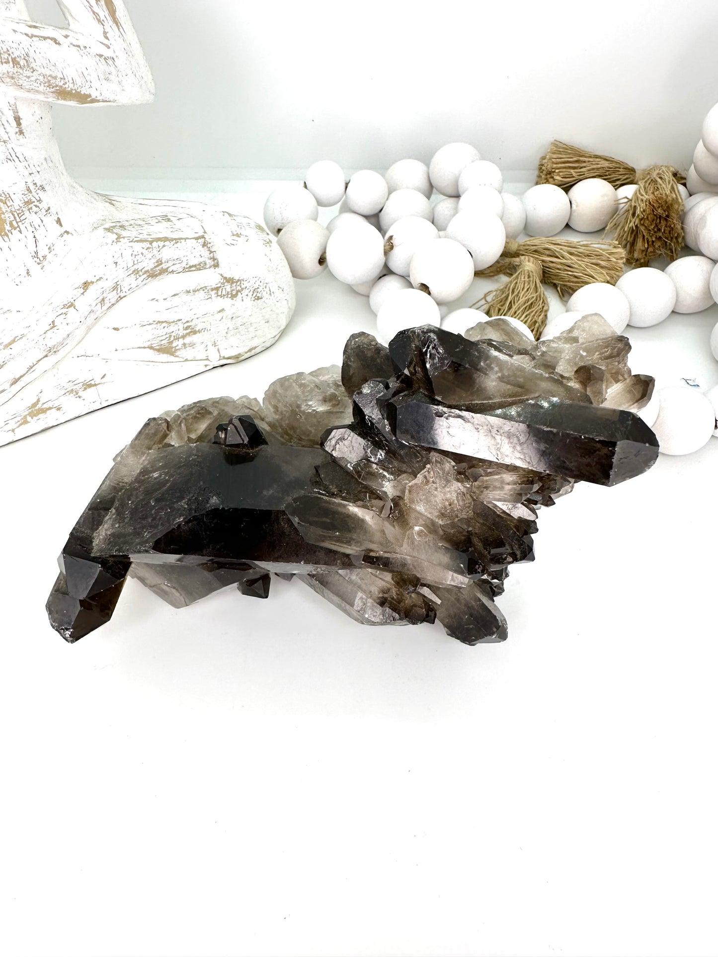 Large Smokey cluster with points