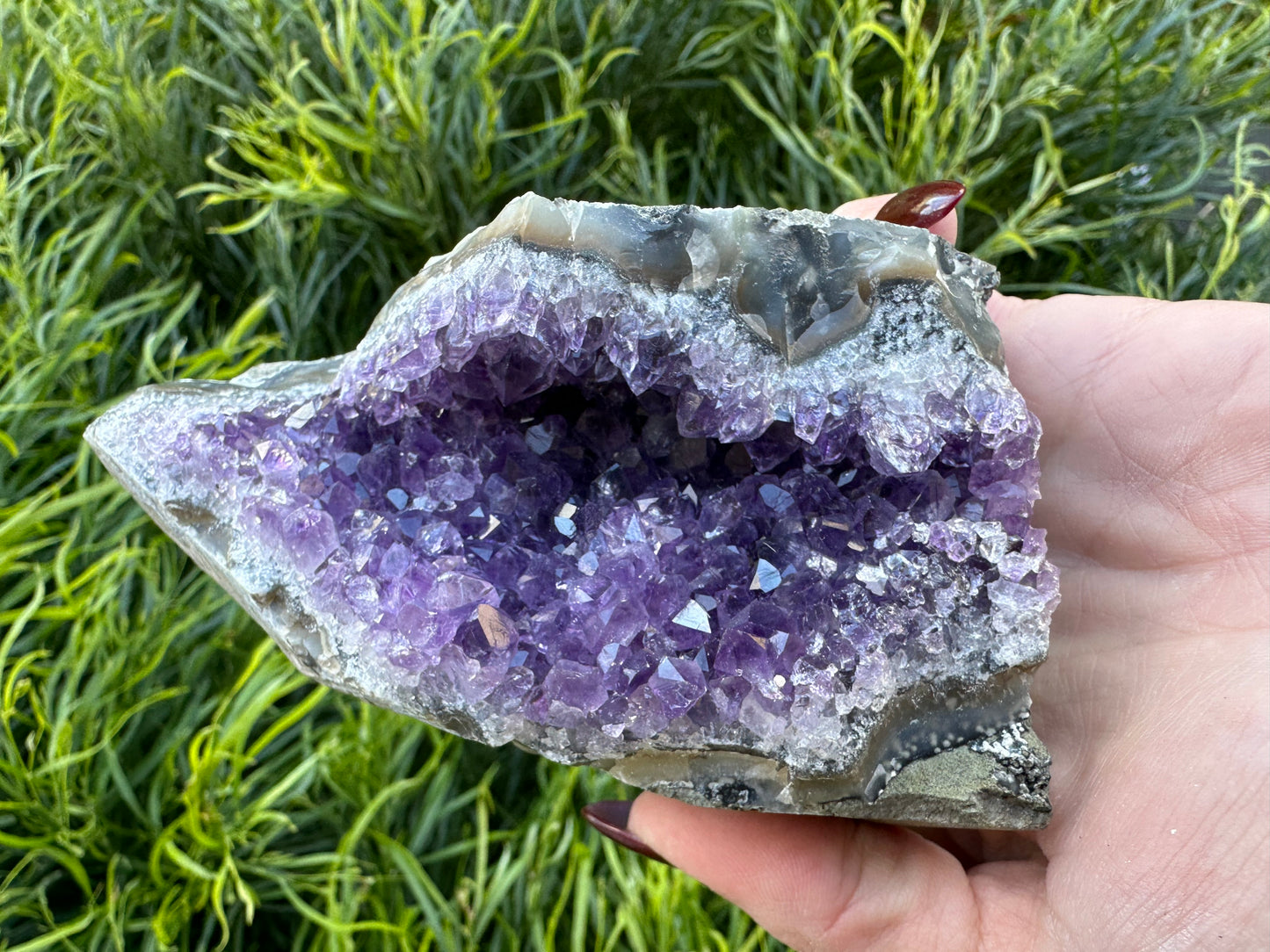 Amethyst cluster cave