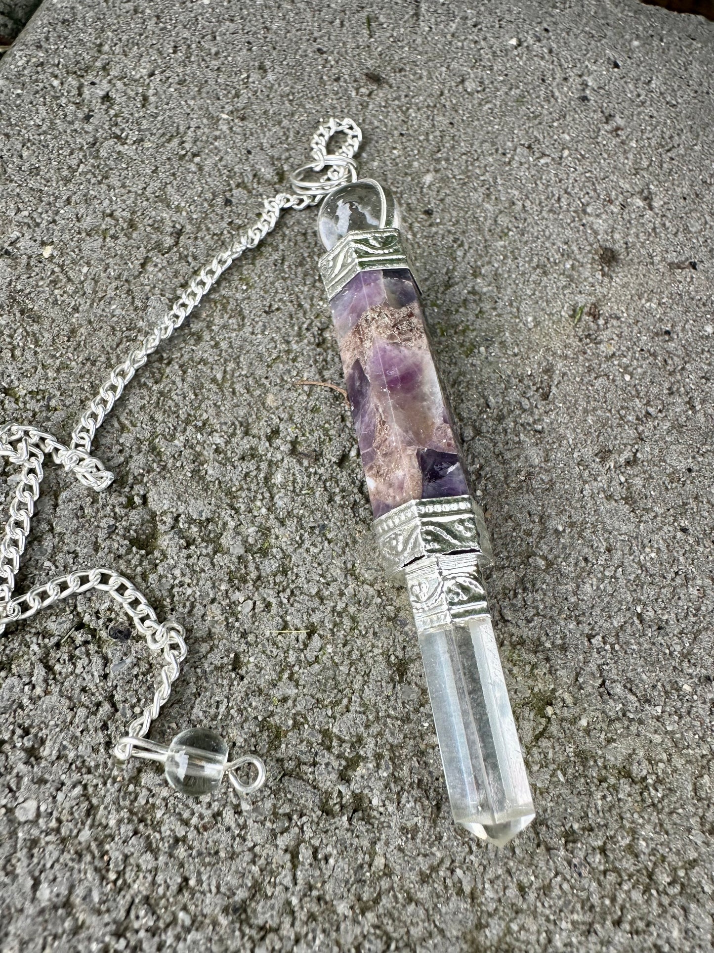 Amethyst pendulum