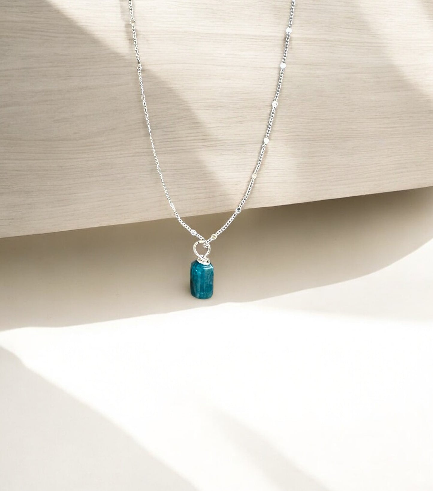 By TBOS - Blue Apatite pendant