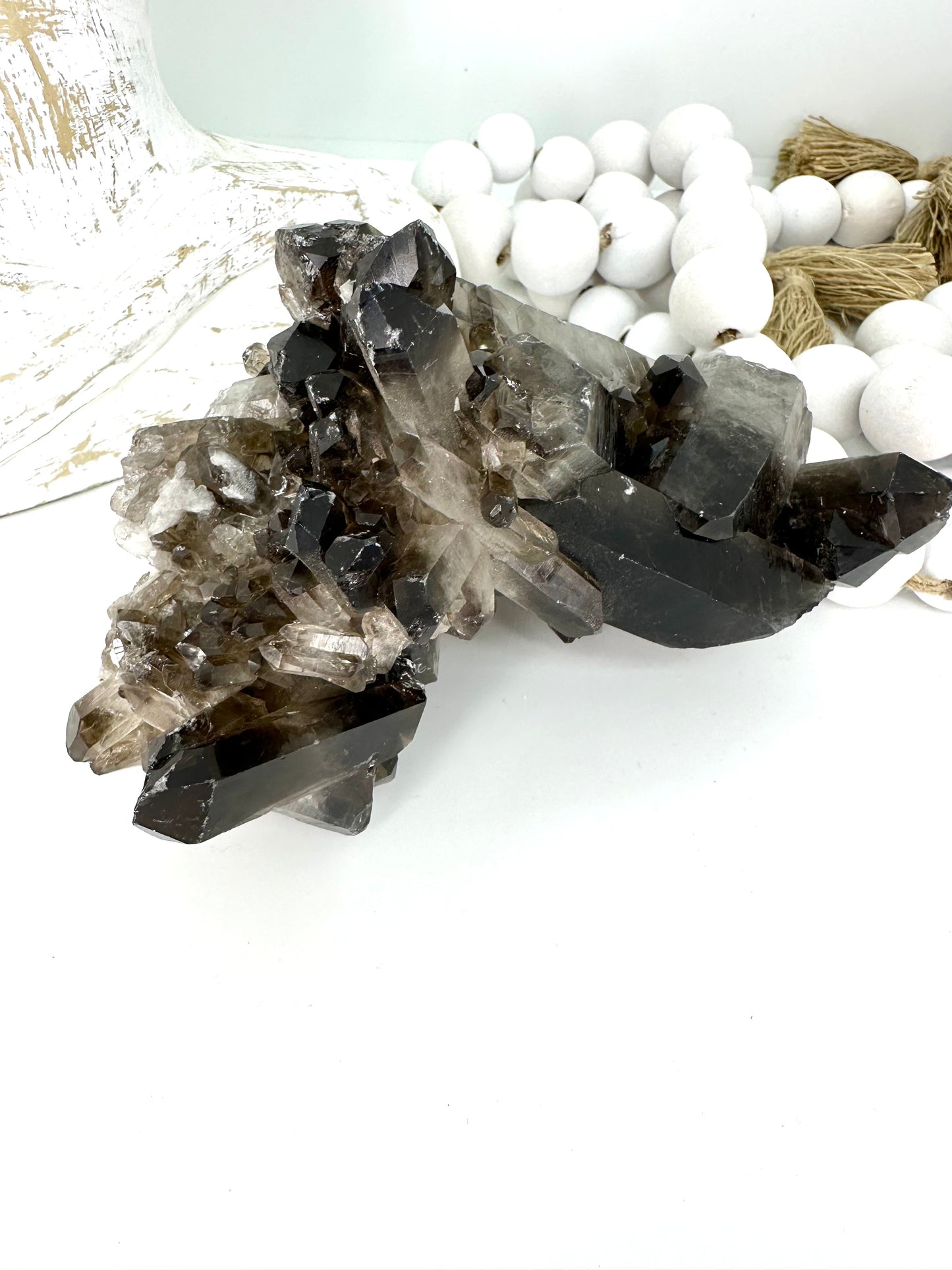 Large Smokey cluster with points