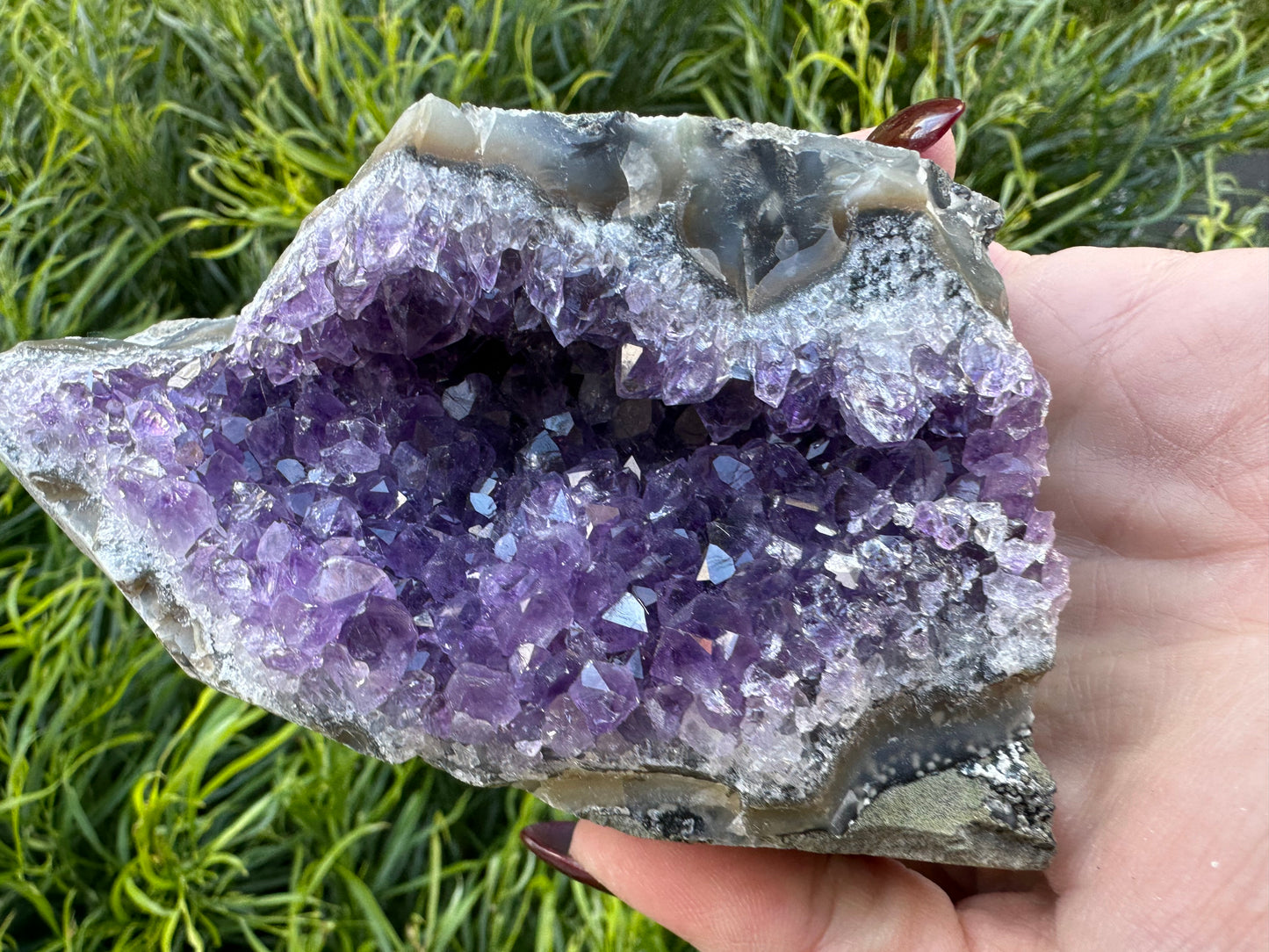 Amethyst cluster cave