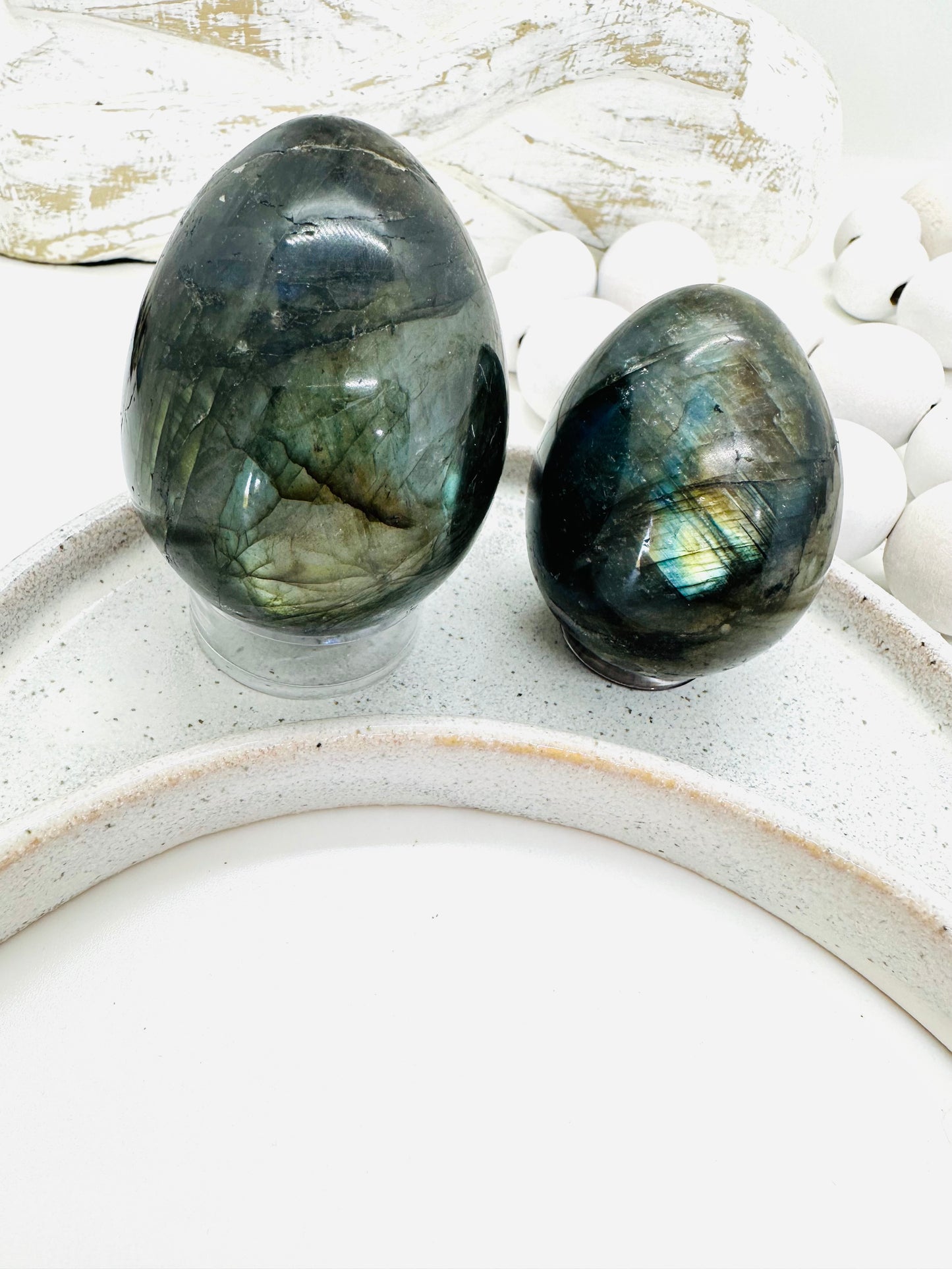 Labradorite egg large