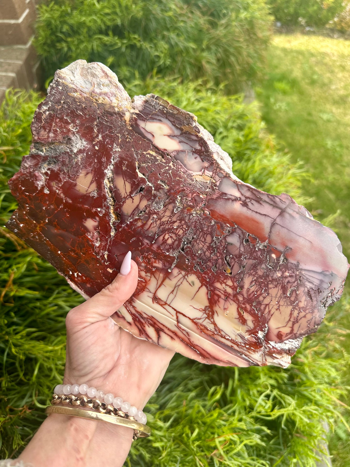 Mookaite large slab slice