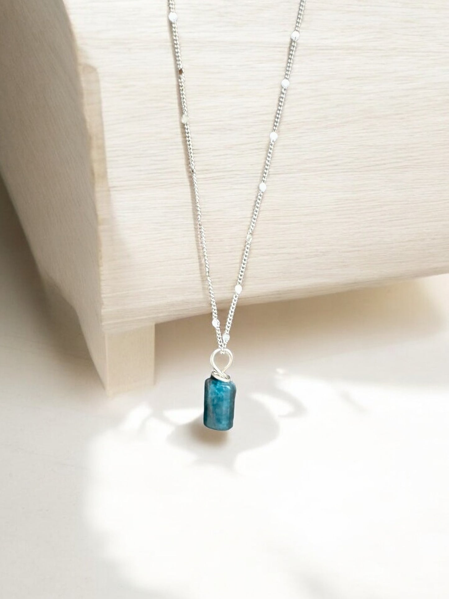 By TBOS - Blue Apatite pendant