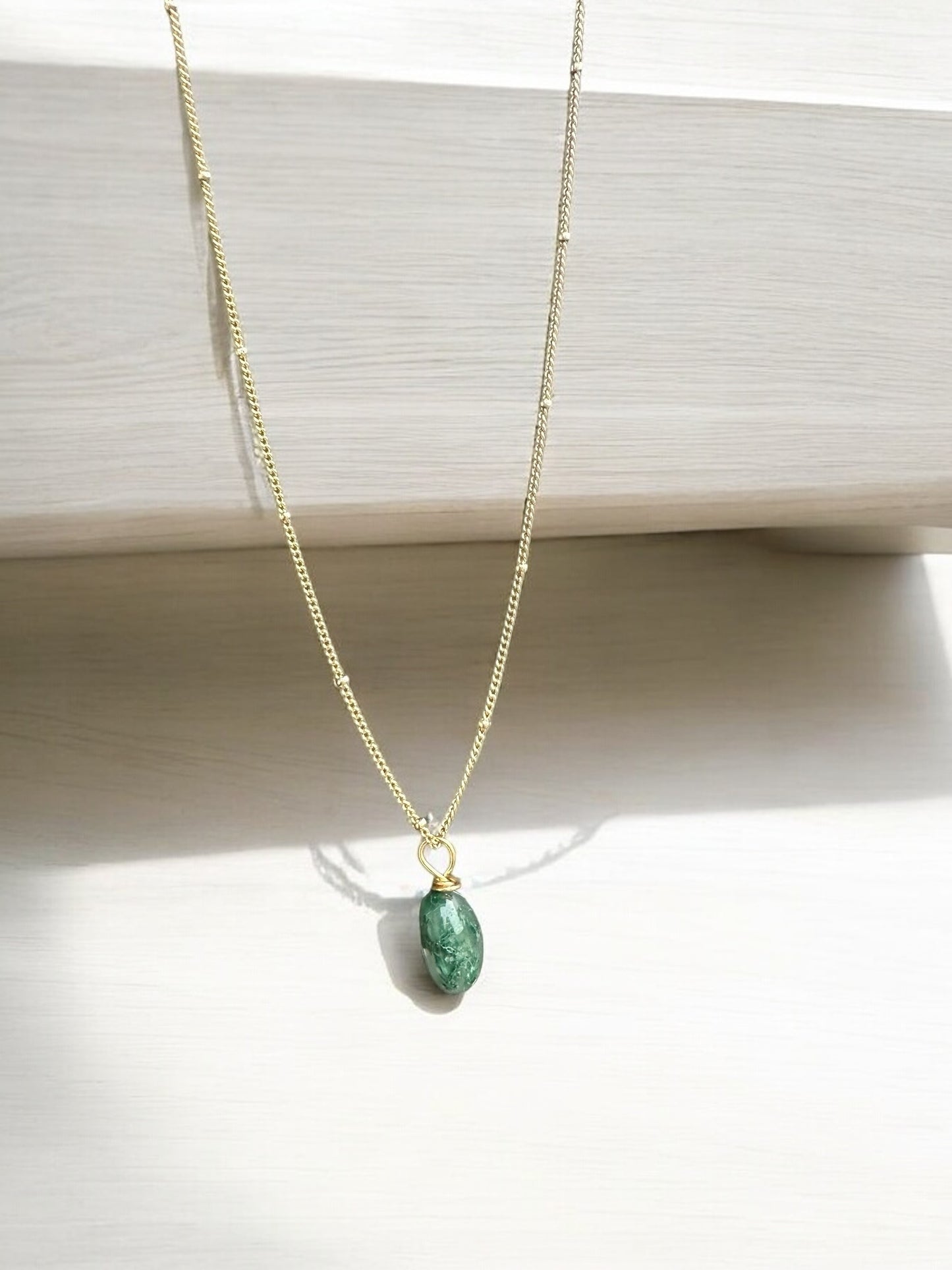 By TBOS -Moss Agate pendant