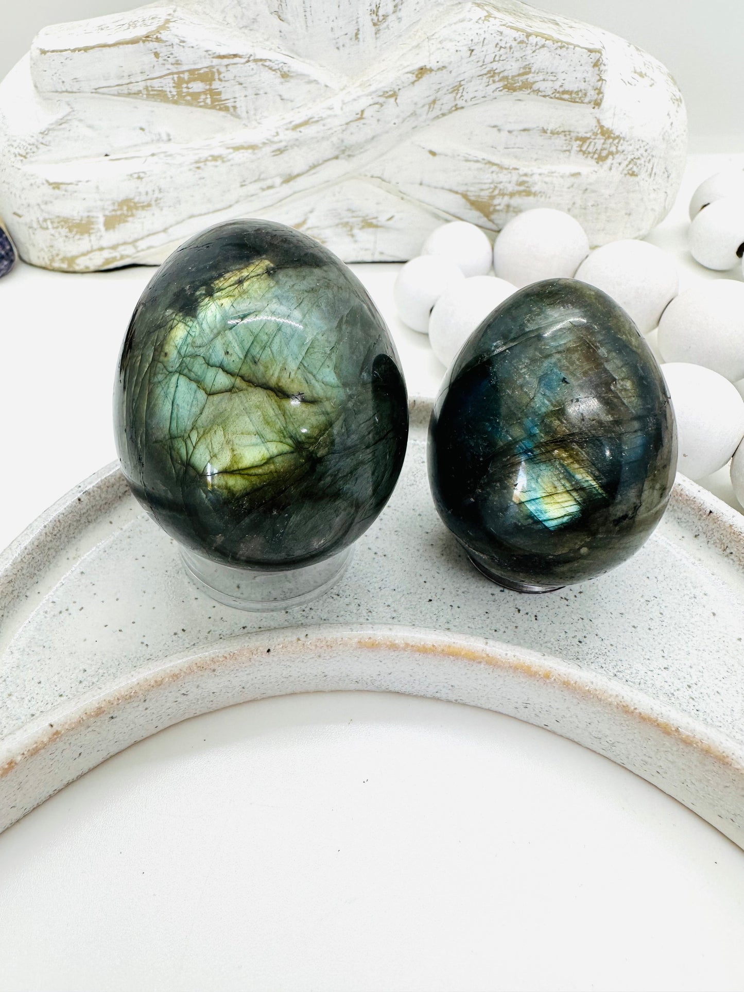 Labradorite egg large