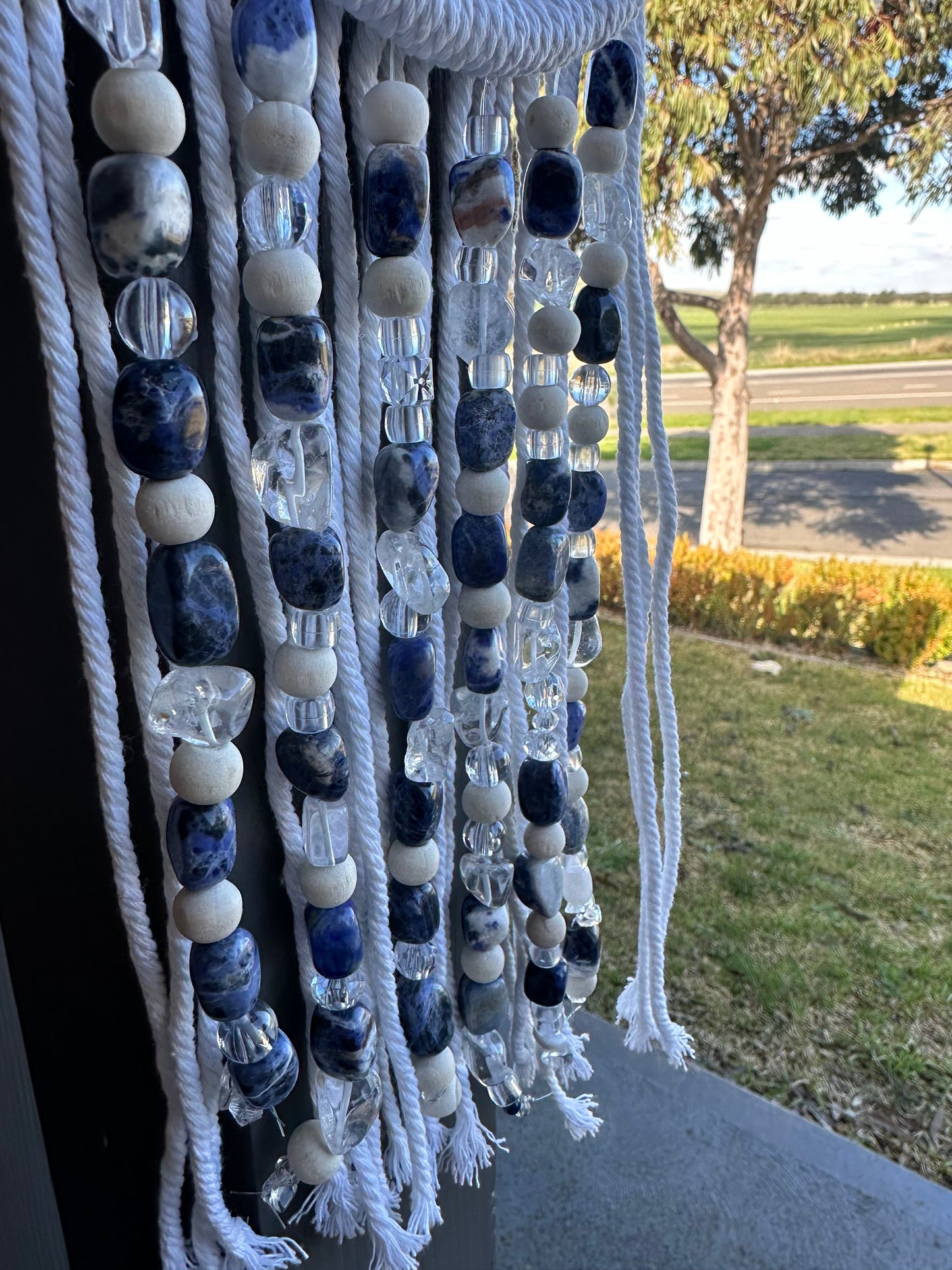 Sodalite dream catcher