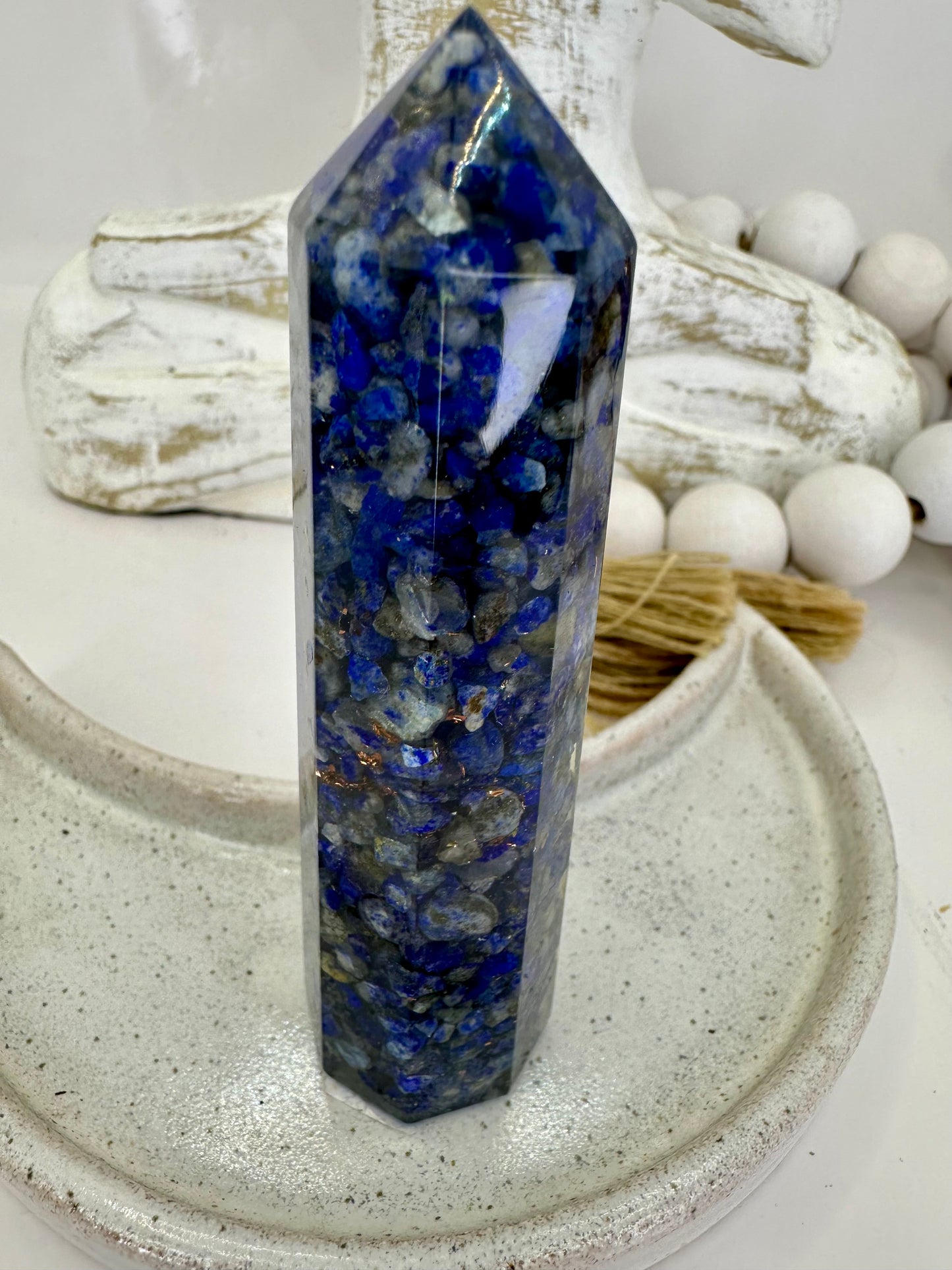 Lapis lazuli orgonite 10cm