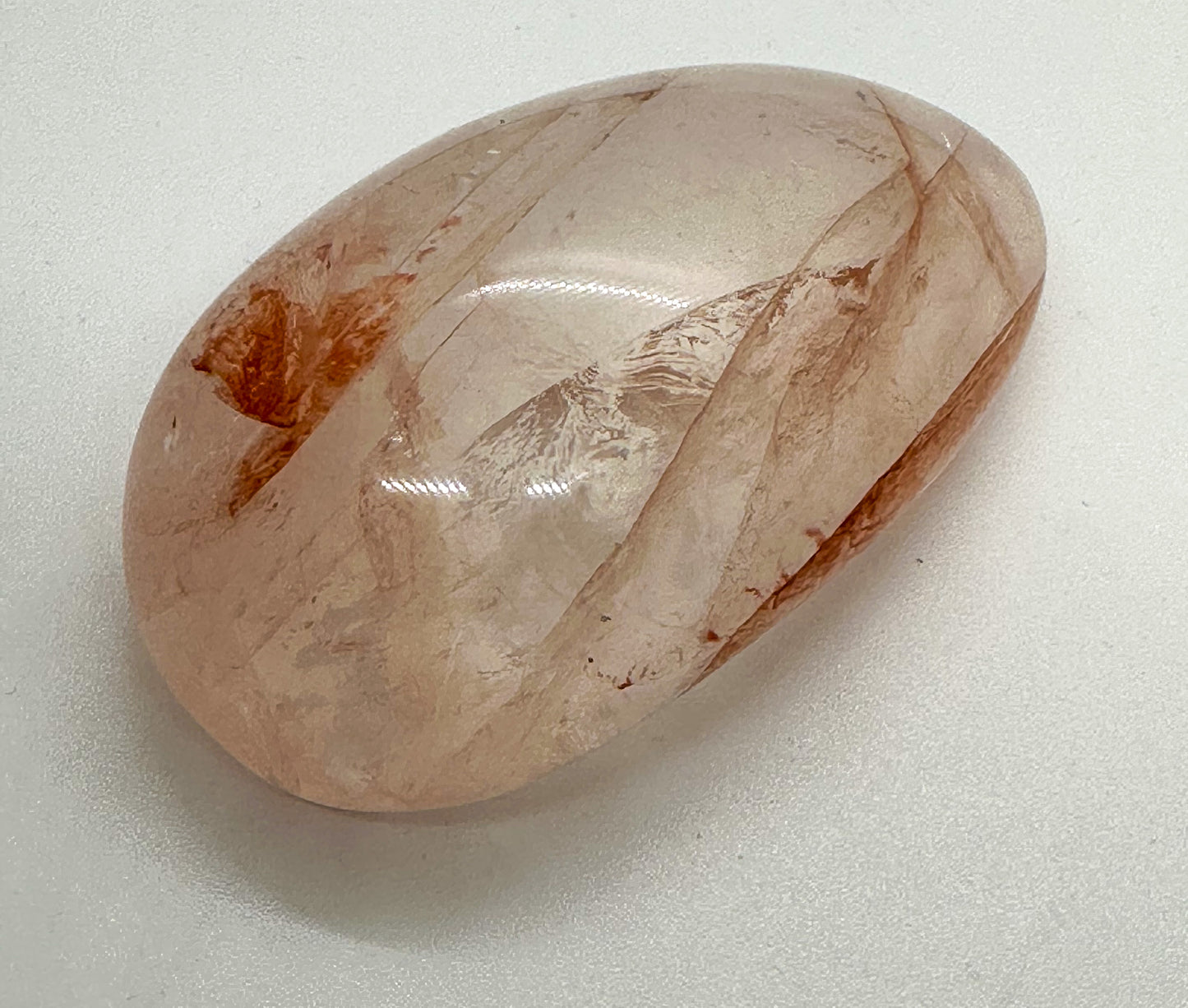 Fire quartz curved wand