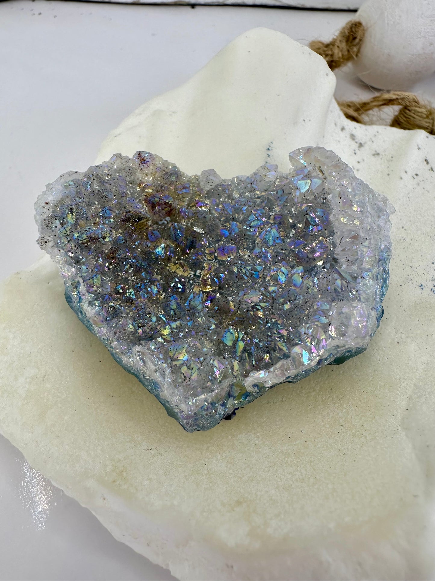 Amethyst Aura Quartz Cluster
