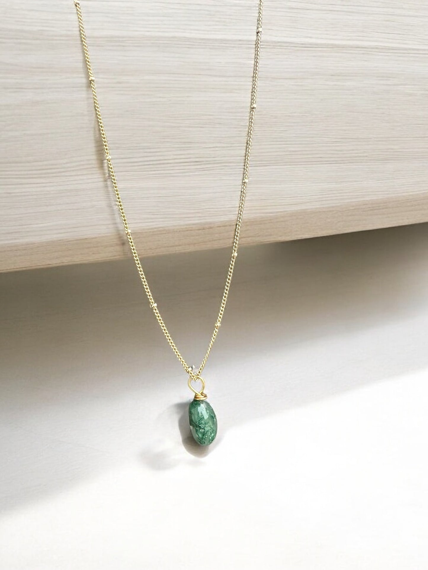 By TBOS -Moss Agate pendant