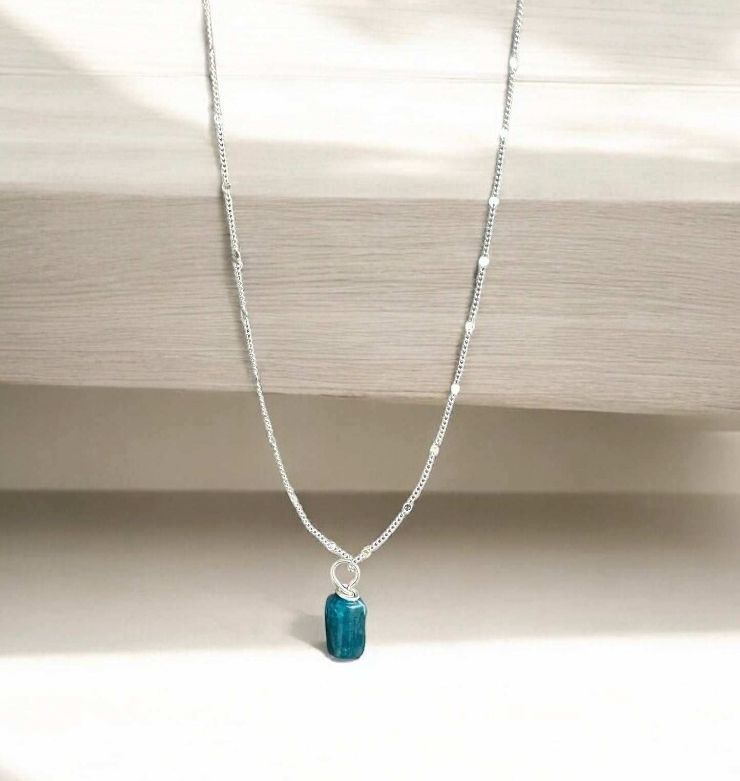 By TBOS - Blue Apatite pendant