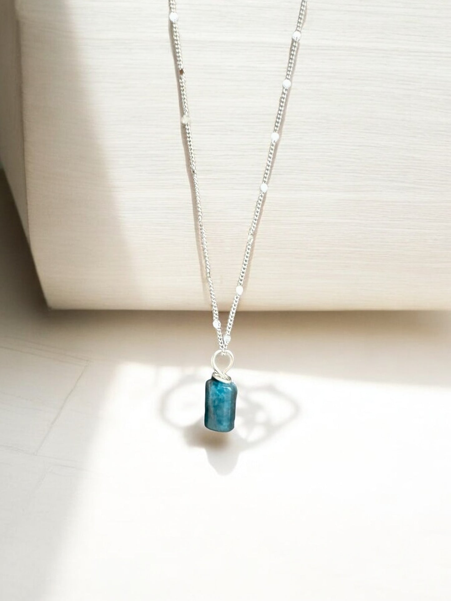 By TBOS - Blue Apatite pendant