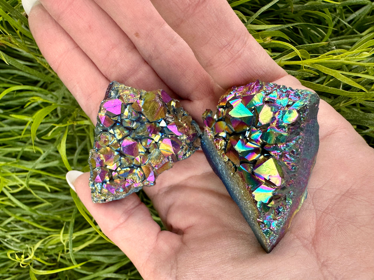 Amethyst Titanium Aura Quartz