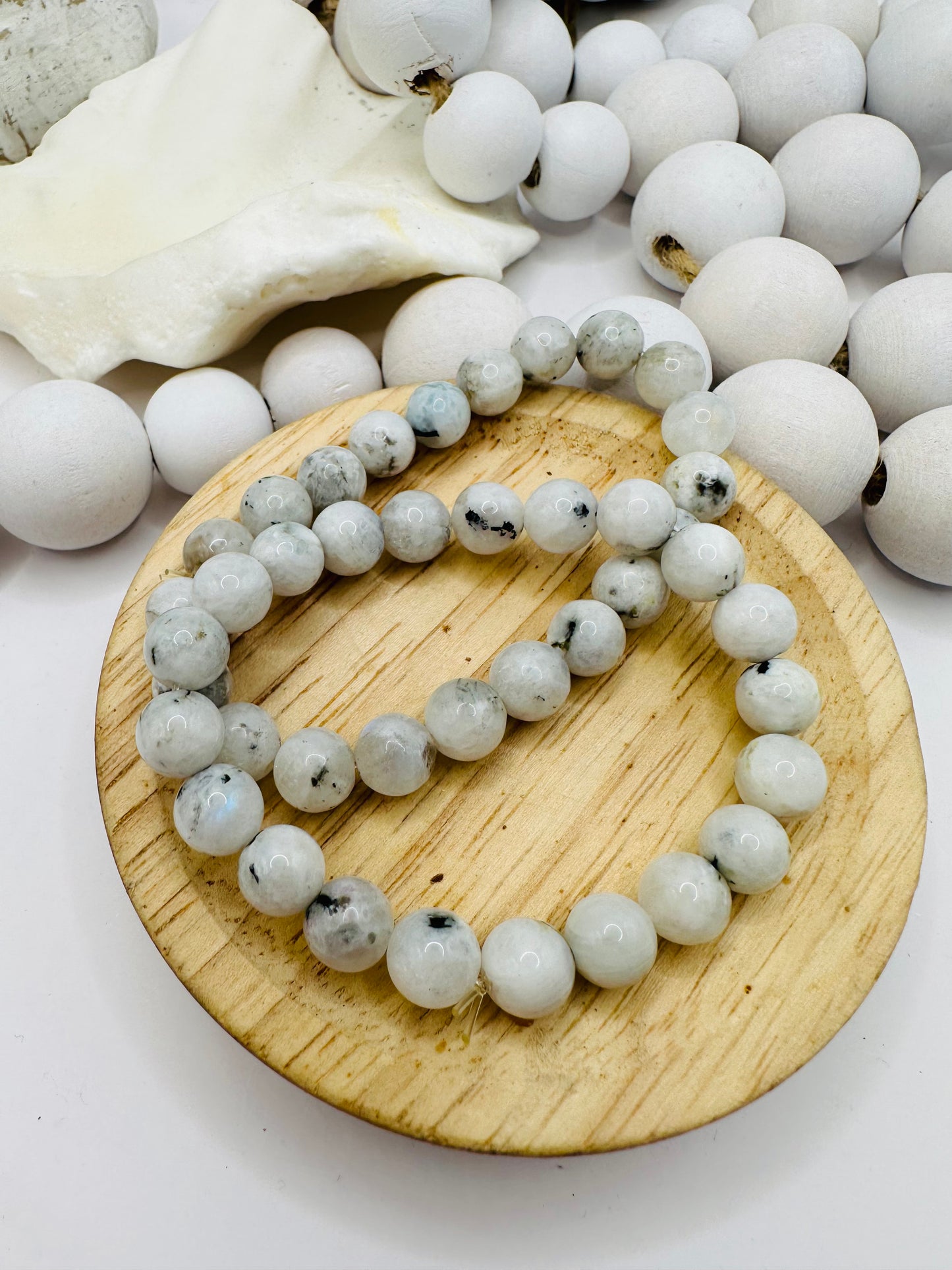 Rainbow moonstone bracelet
