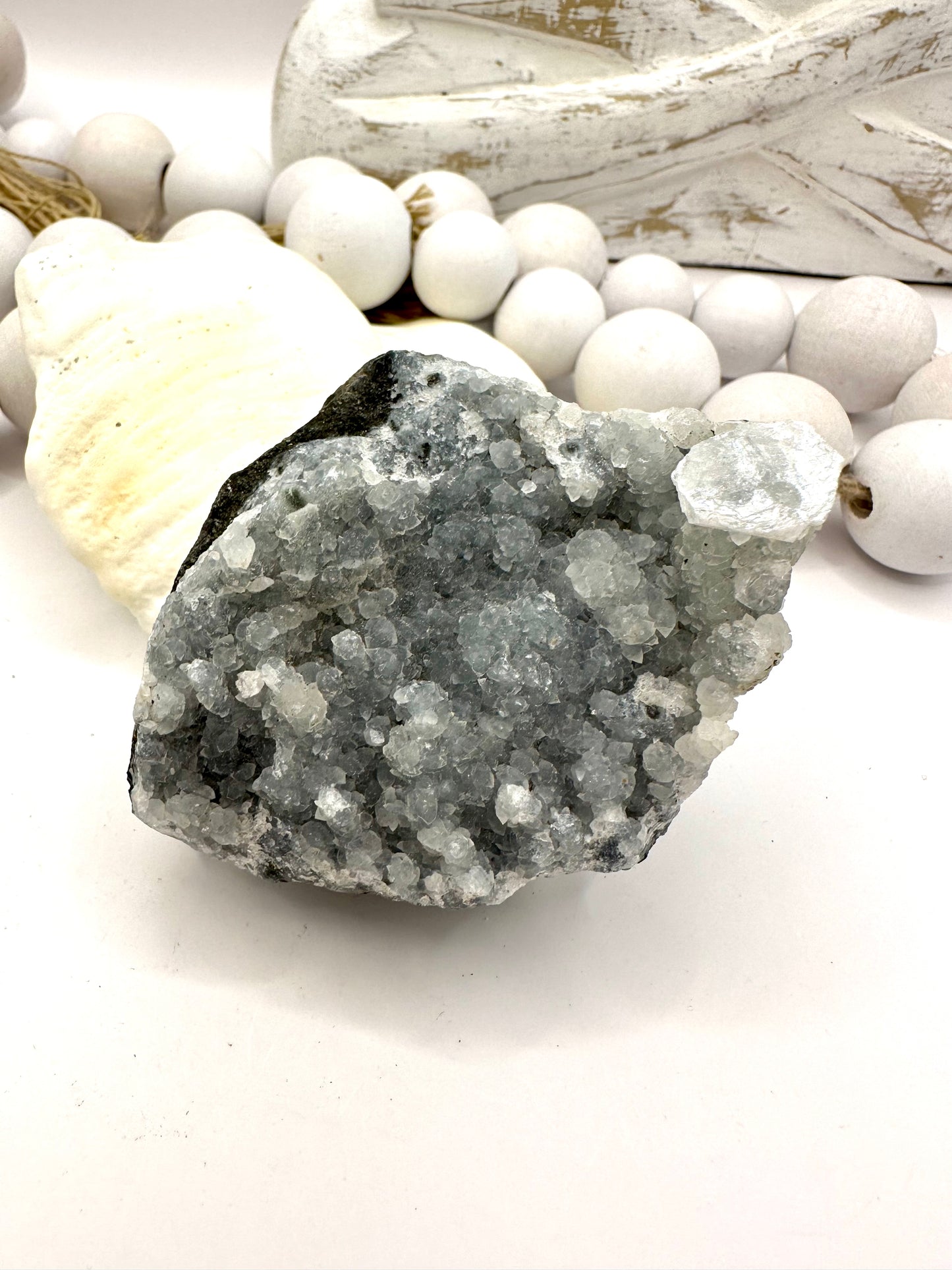 Apophyllite cluster