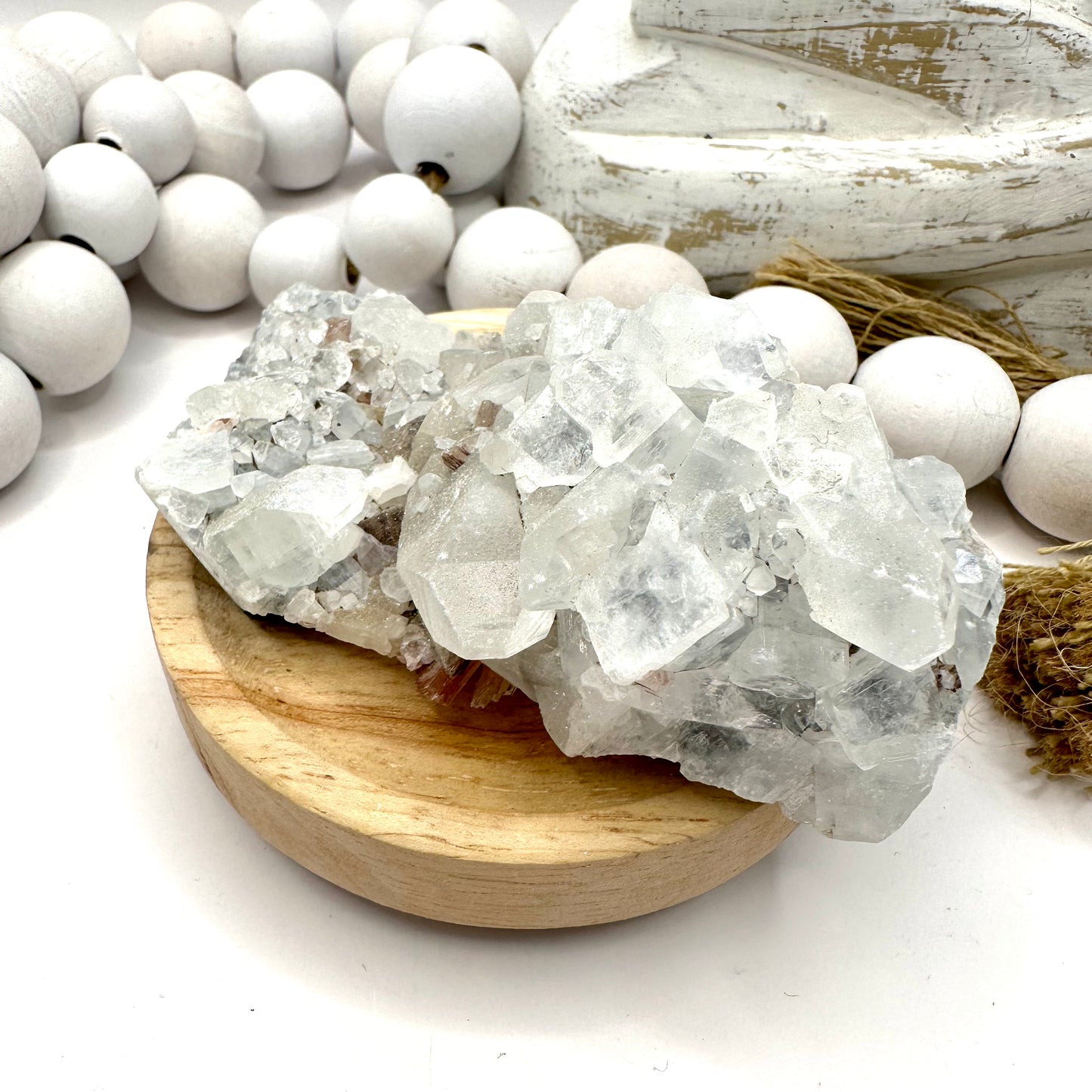 Apophyllite cluster
