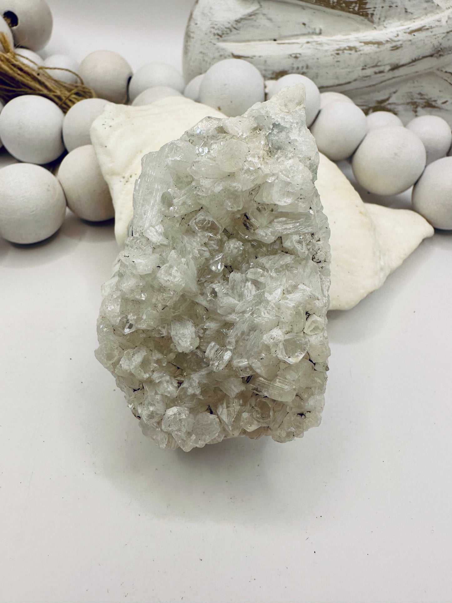Apophyllite cluster