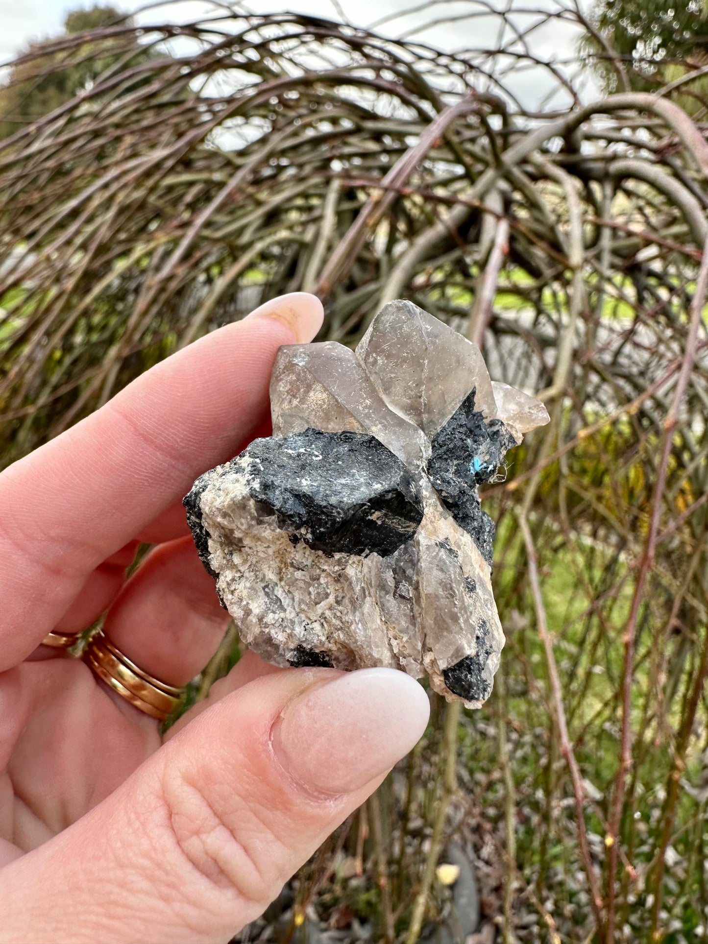Tourmaline with smokey point