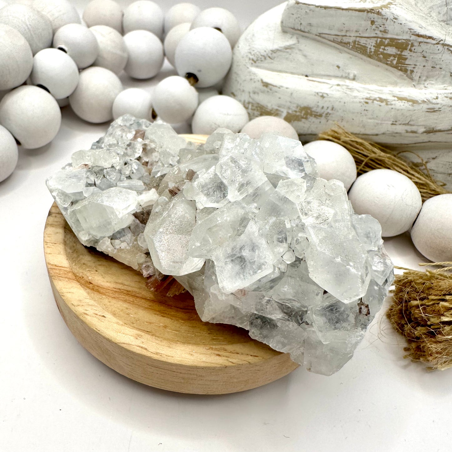 Apophyllite cluster