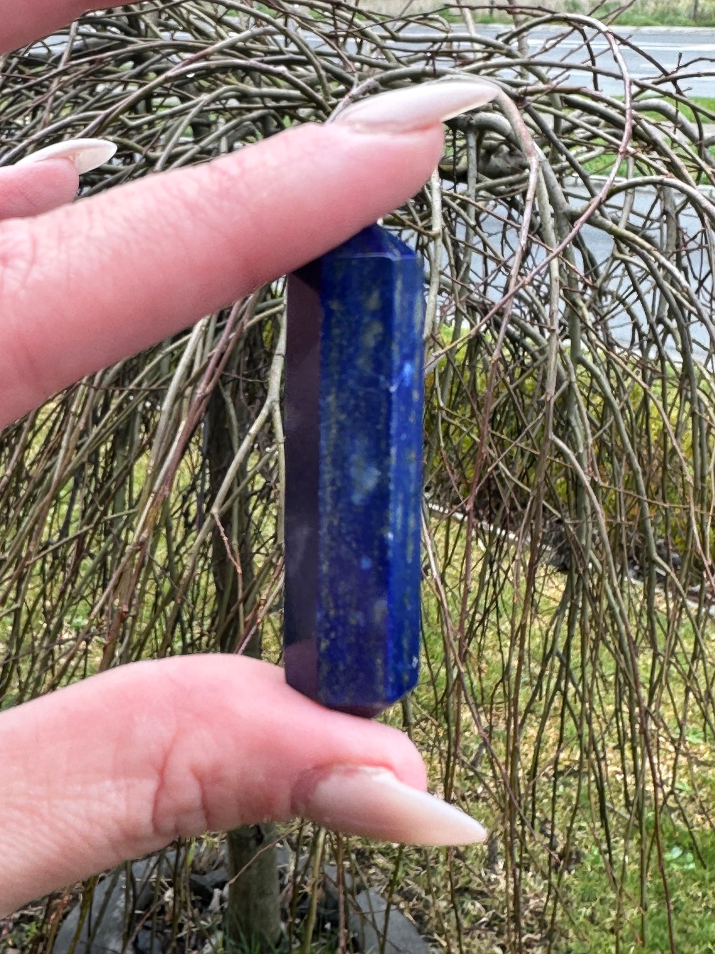 Lapis double terminated point