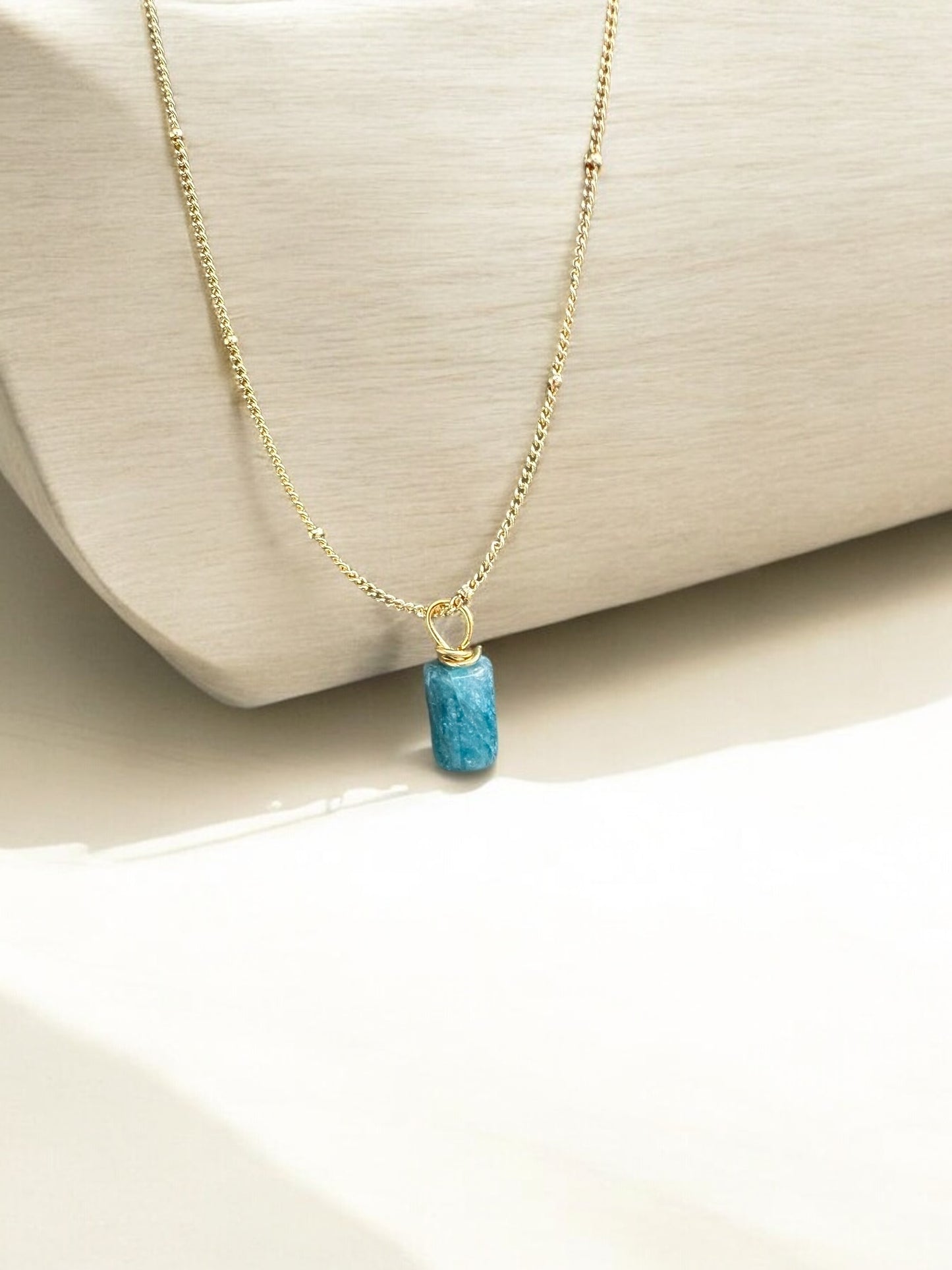 By TBOS - Blue Apatite pendant