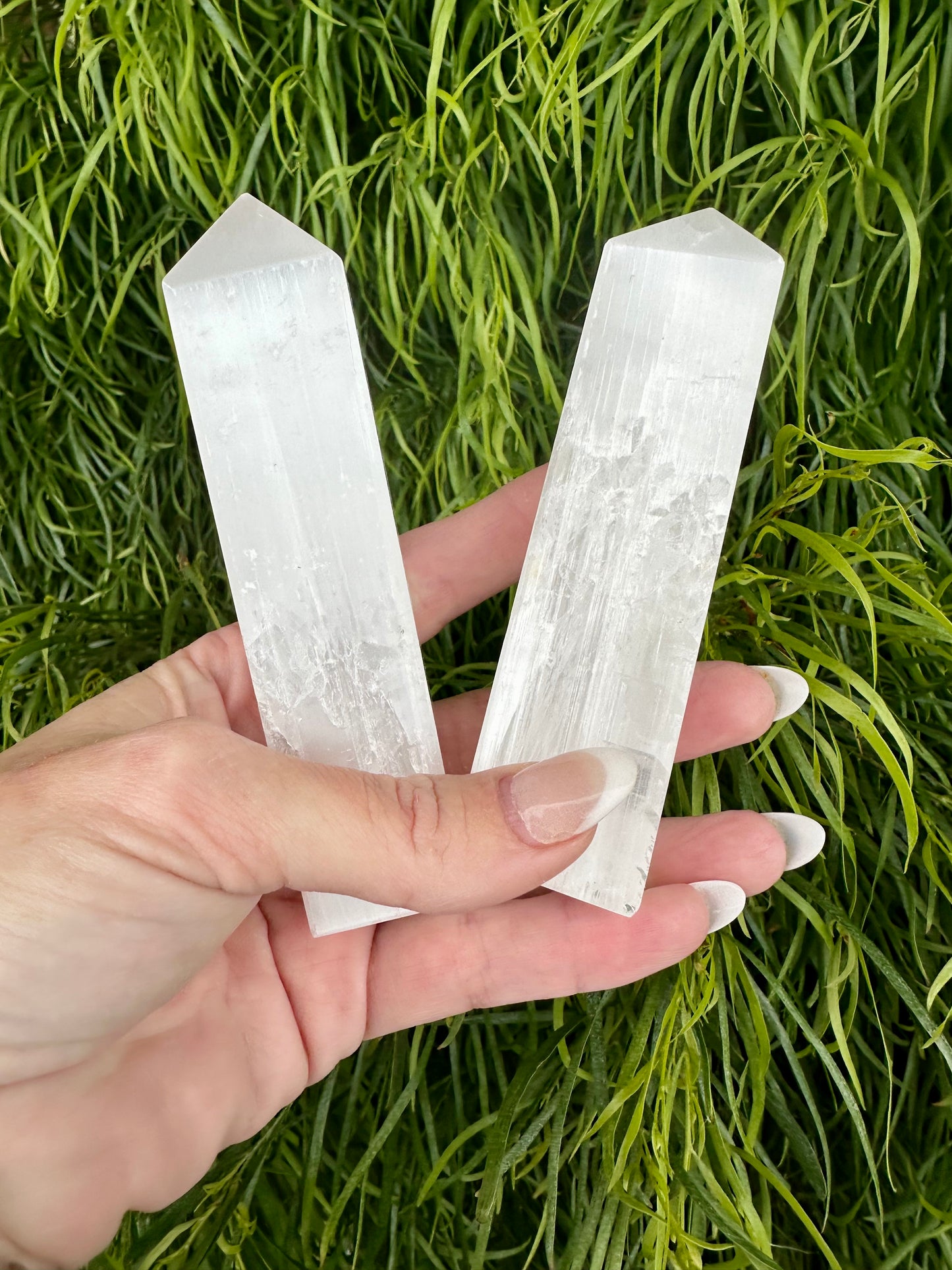 Selenite obelisk 10cm