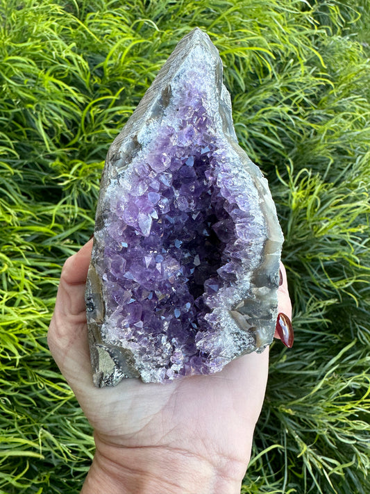 Amethyst cluster cave