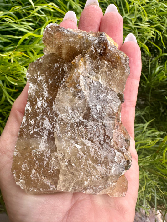 Natural citrine chunk