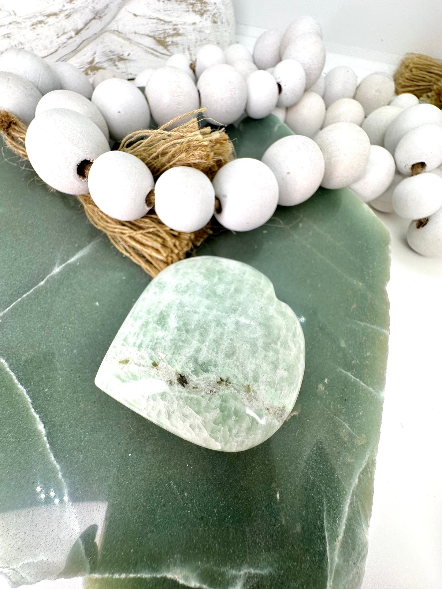 Amazonite heart