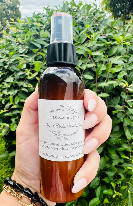 Relax Stress relief room spray infused with sodalite, By TBOS