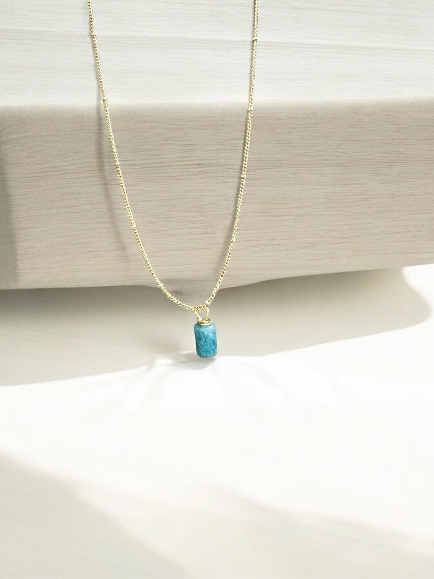 By TBOS - Blue Apatite pendant