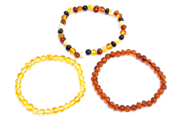 Adult amber bracelet