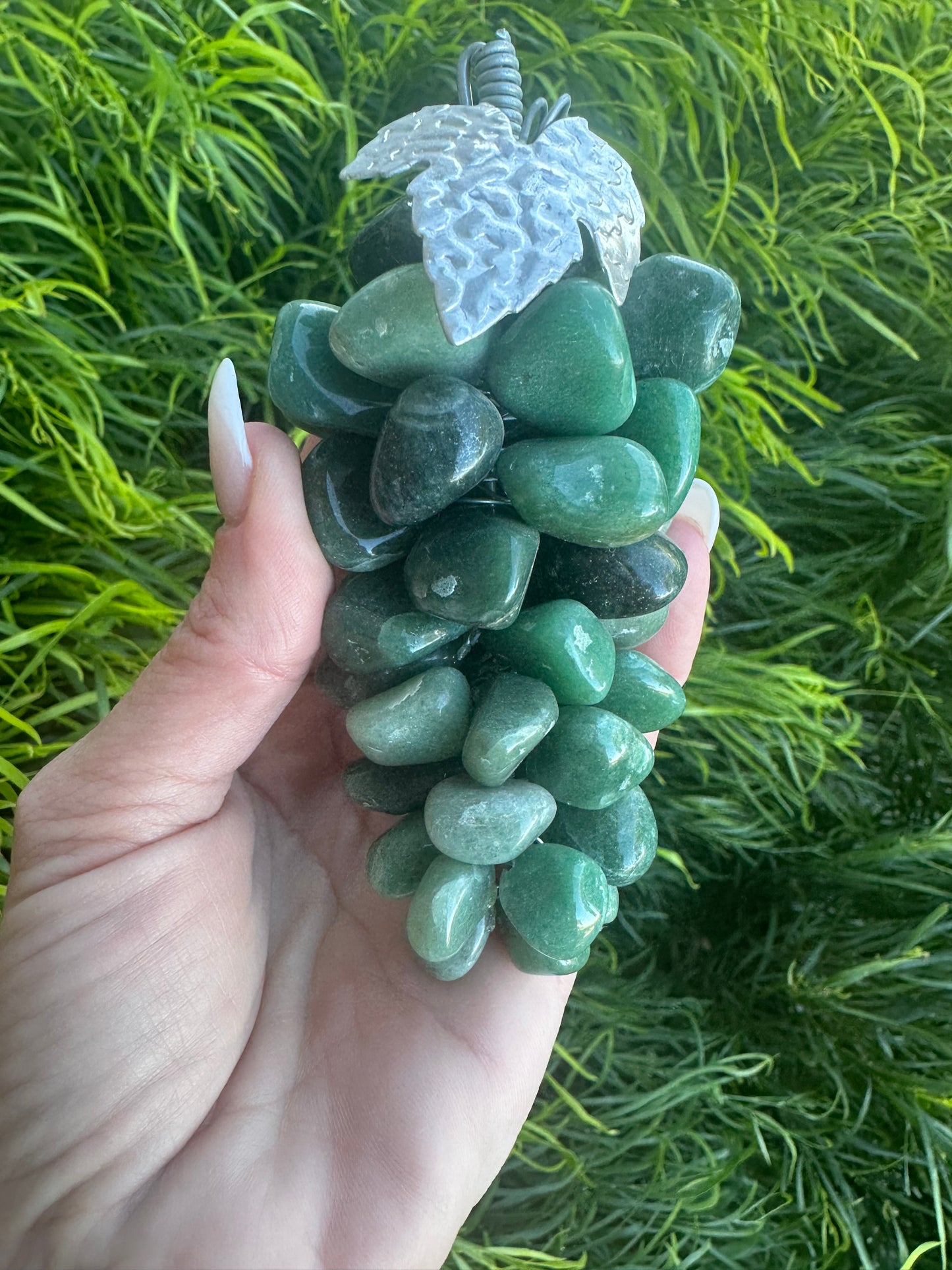 Green aventurine grape bundle