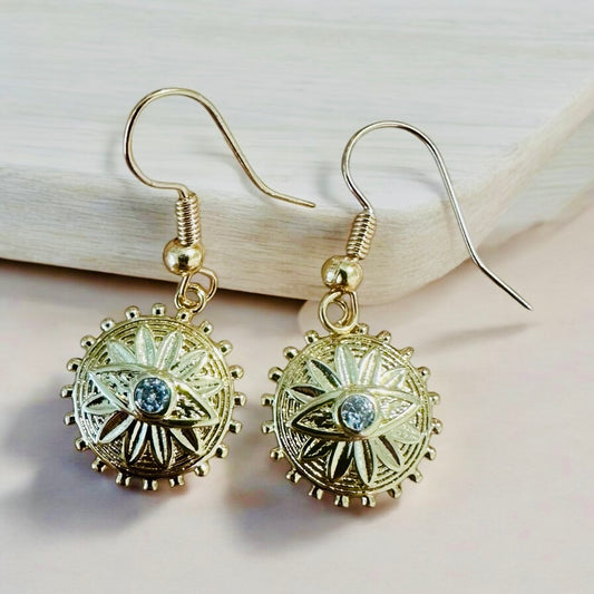 By TBOS eye flower dangles