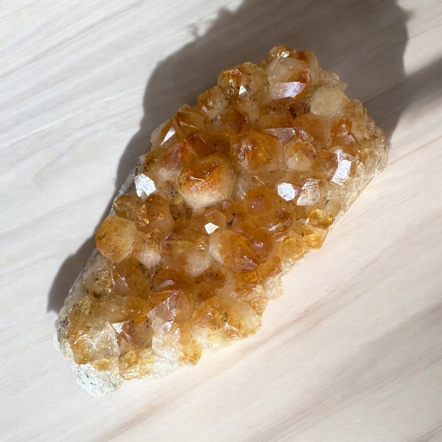 Premium citrine cluster