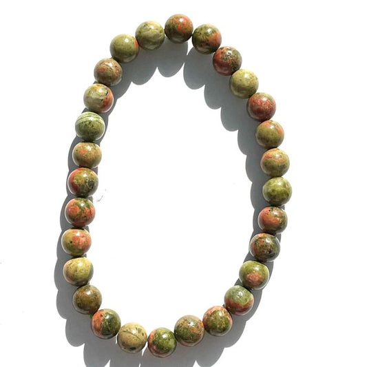 Unakite 6mm bracelet