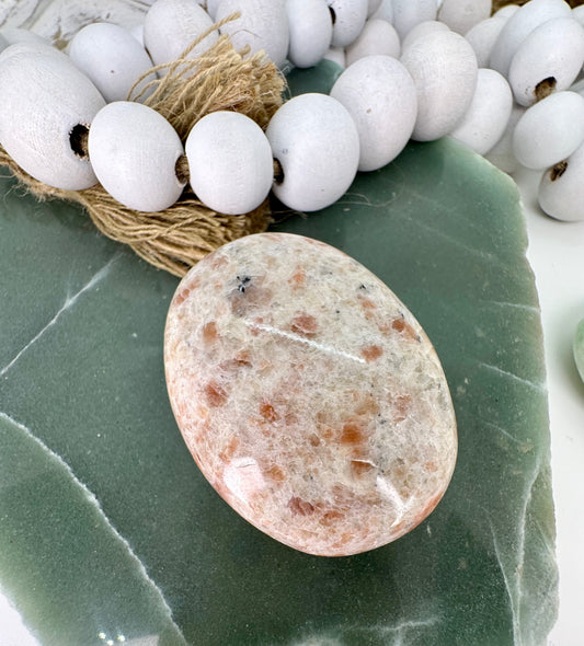 Sunstone palm stone