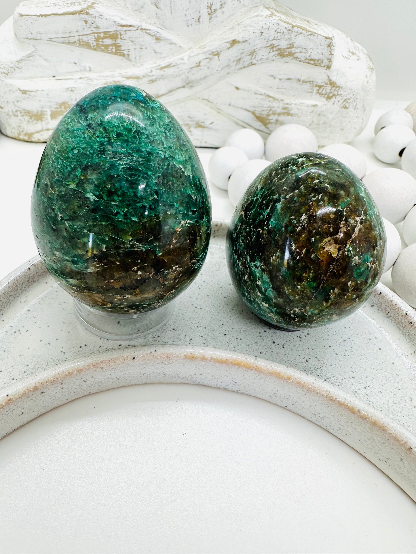 Madagascar Chrysocolla egg large