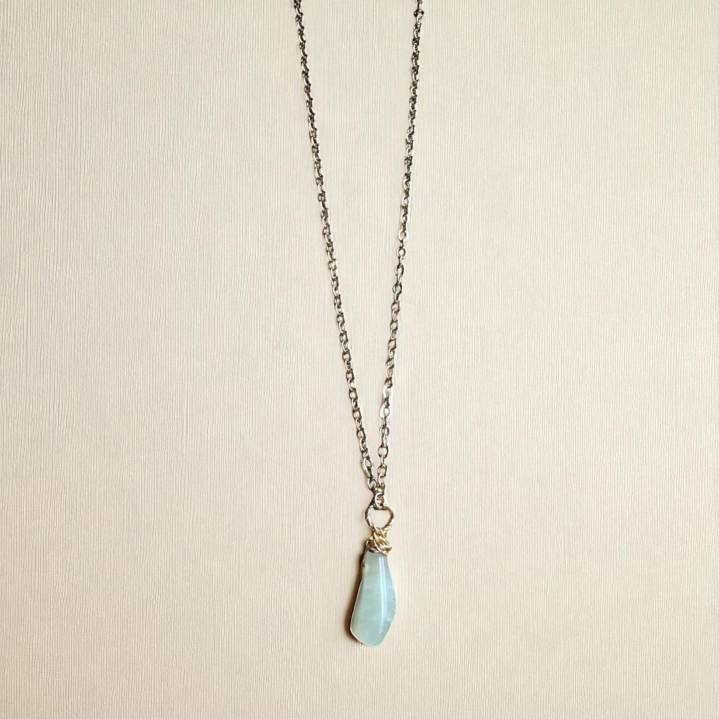 Gold jade pendant