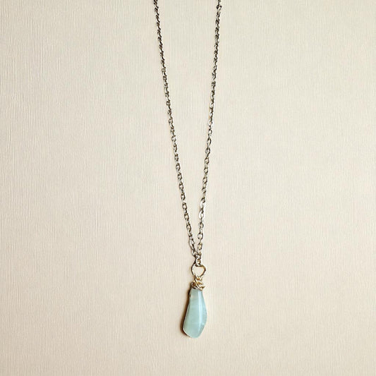 Gold jade pendant