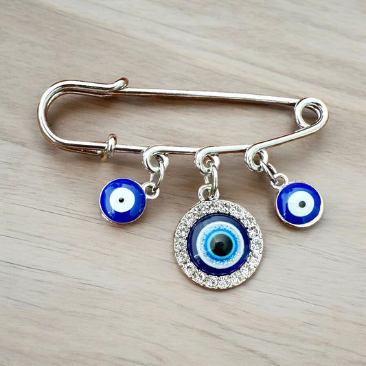 Evil eye protection pin