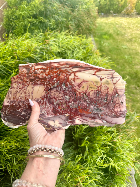 Mookaite large slab slice