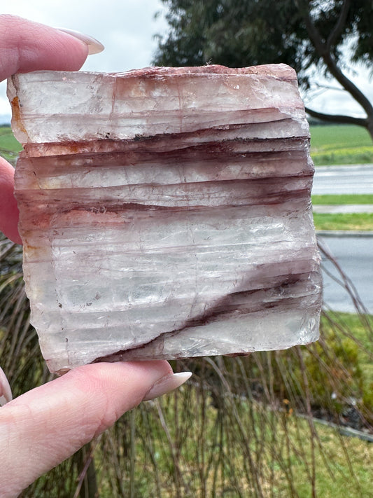 Fire quartz slab