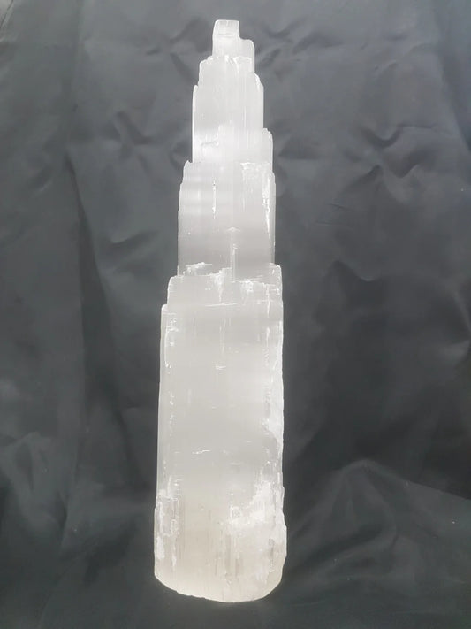 Large 30cm selenite tower