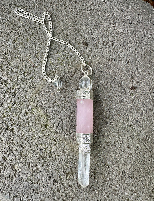 Rose Quartz pendulum