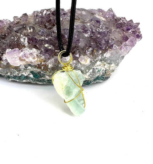 Wire wrapped aquamarine, By TBOS